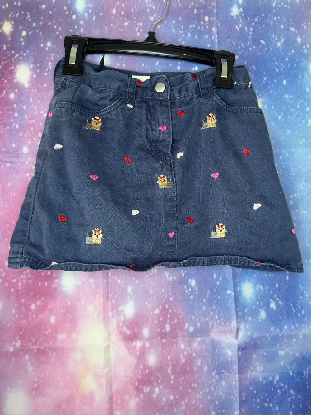 Gymboree girls Yorkie & heart skirt 🛍